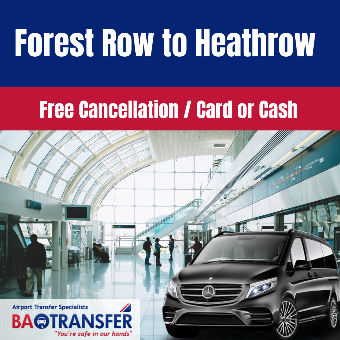 Luxury transfer from Forest Row to Gatwick