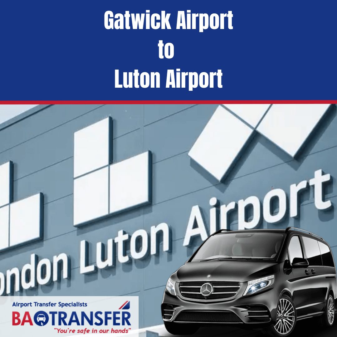 Gatwick Airport to Luton Airport